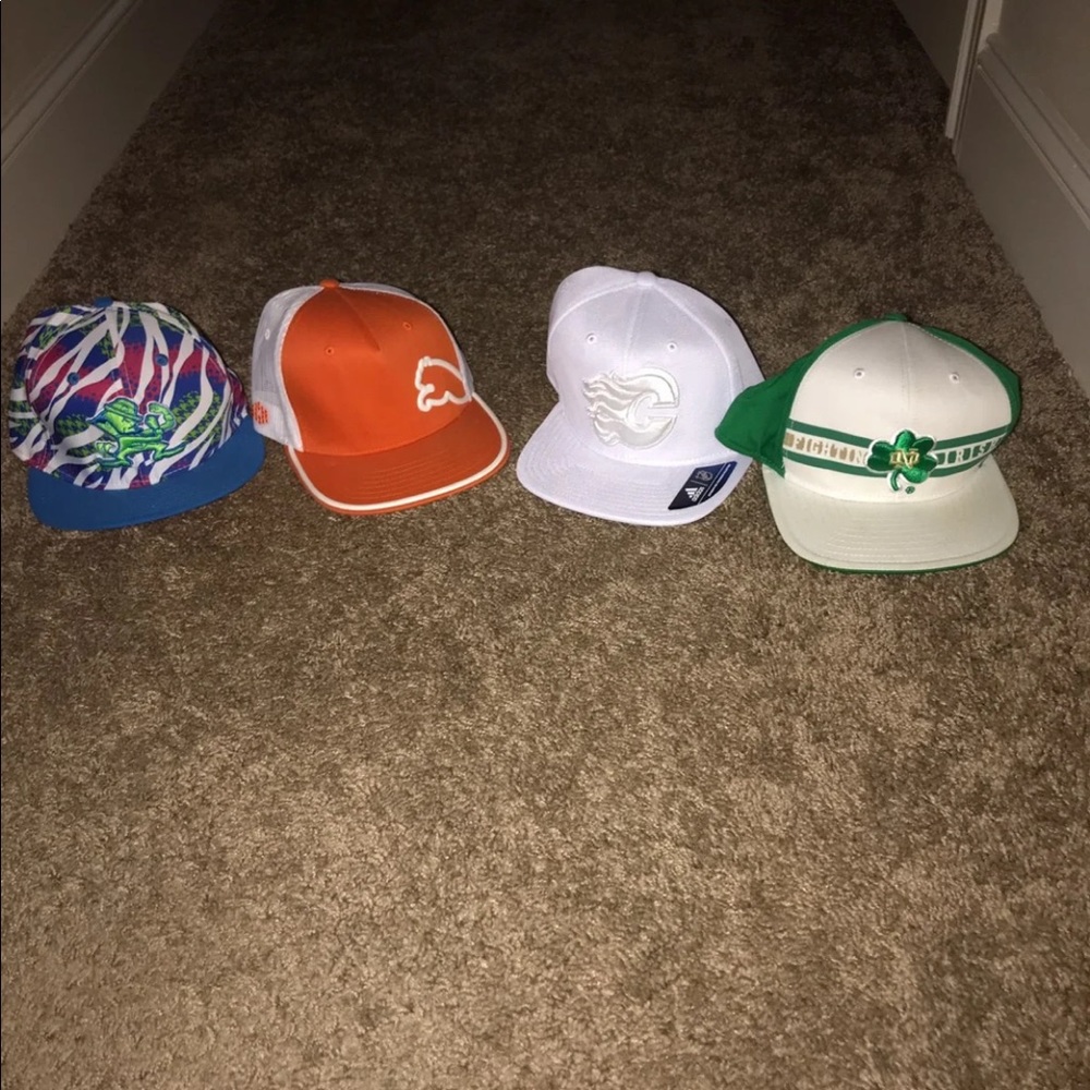 4 SnapBack hats